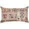 57 Grand Gray Persian Patchwork 24"x14" Throw Pillow