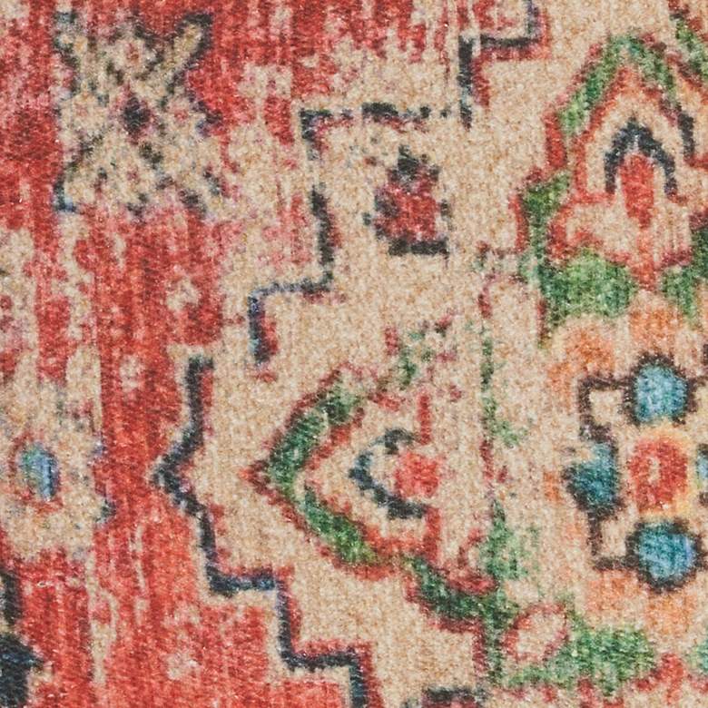 Image 3 57 Grand Rust Persian Medallion 24"x14" Throw Pillow more views
