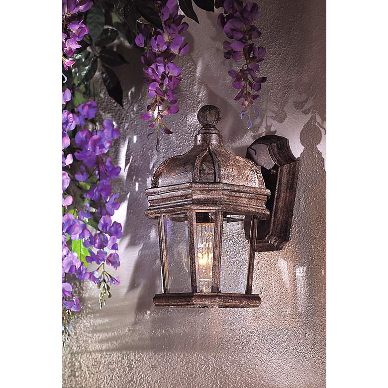 Image 1 Harrison™ Series 11 1/2" High Outdoor Wall Light in scene