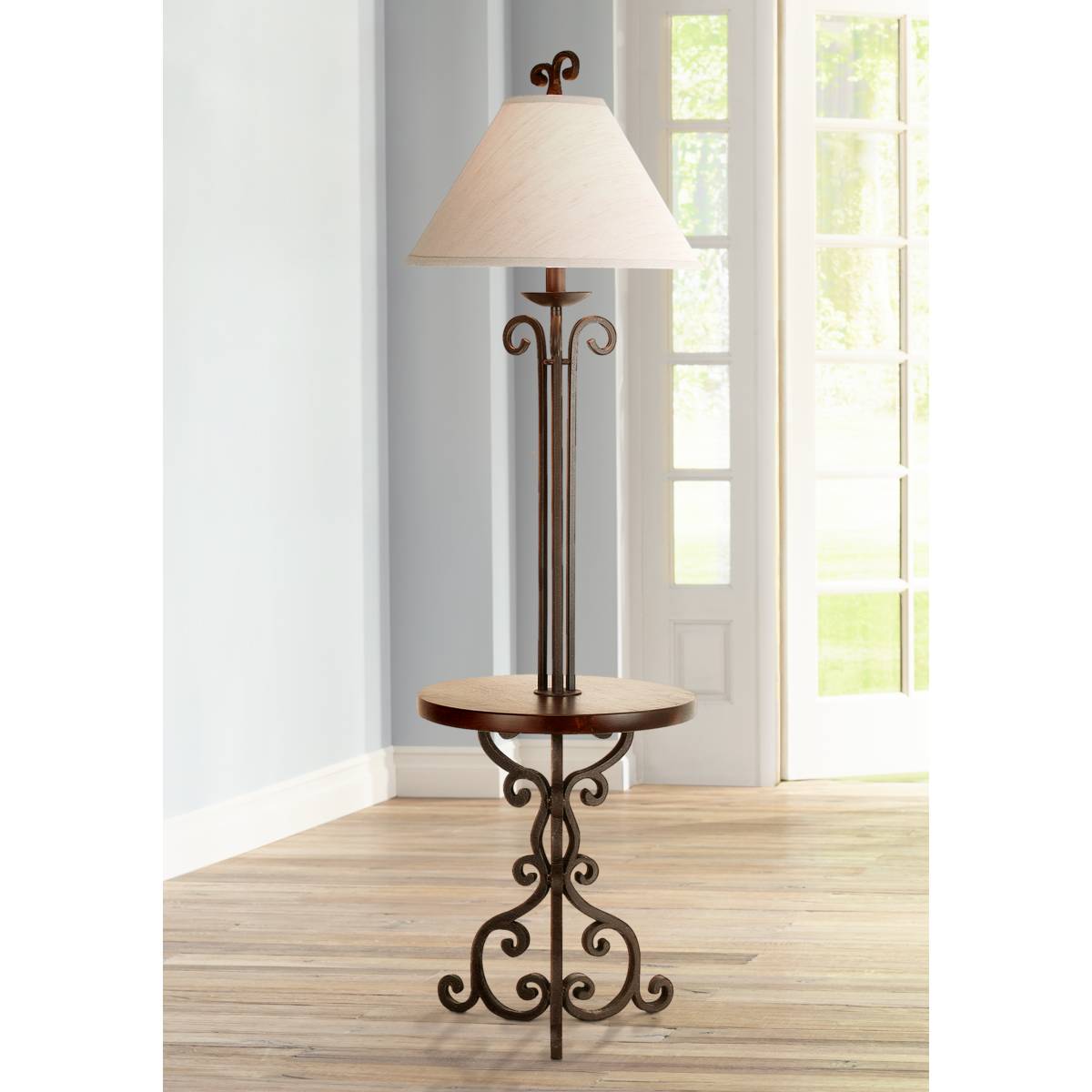 Wood, 61 In. - 72 In. Tall, Traditional, Floor Lamps | Lamps Plus