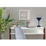 1_Infinity 10" High Neon Martini Glass LED Accent Table Lamp in scene