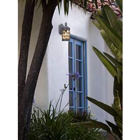 Image3 of Minka Lavery Mallorca Collection 16" High Iron Outdoor Wall Light in scene