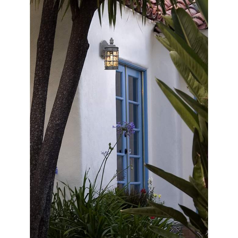 Image 4 Minka Lavery Mallorca Collection 16" High Iron Outdoor Wall Light in scene