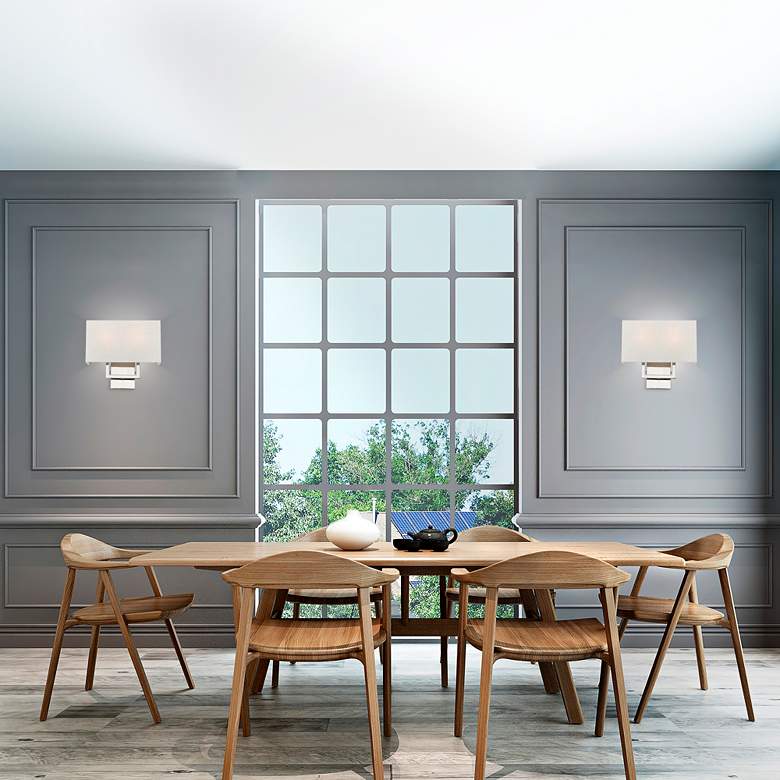 Image 1 Pierson 11 3/4" High Brushed Nickel ADA Wall Sconce in scene
