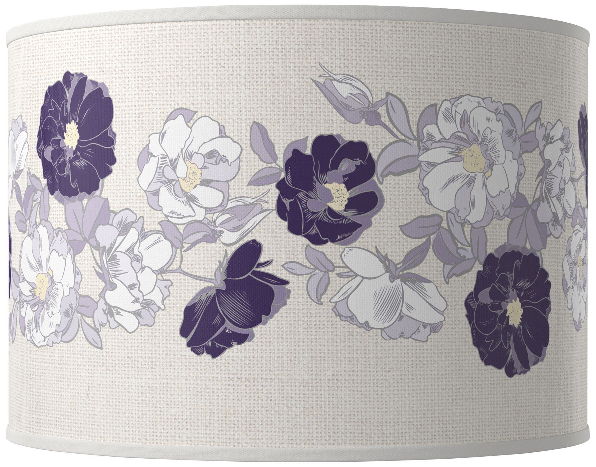Izmir Purple Rose Bouquet Ovo Table Lamp