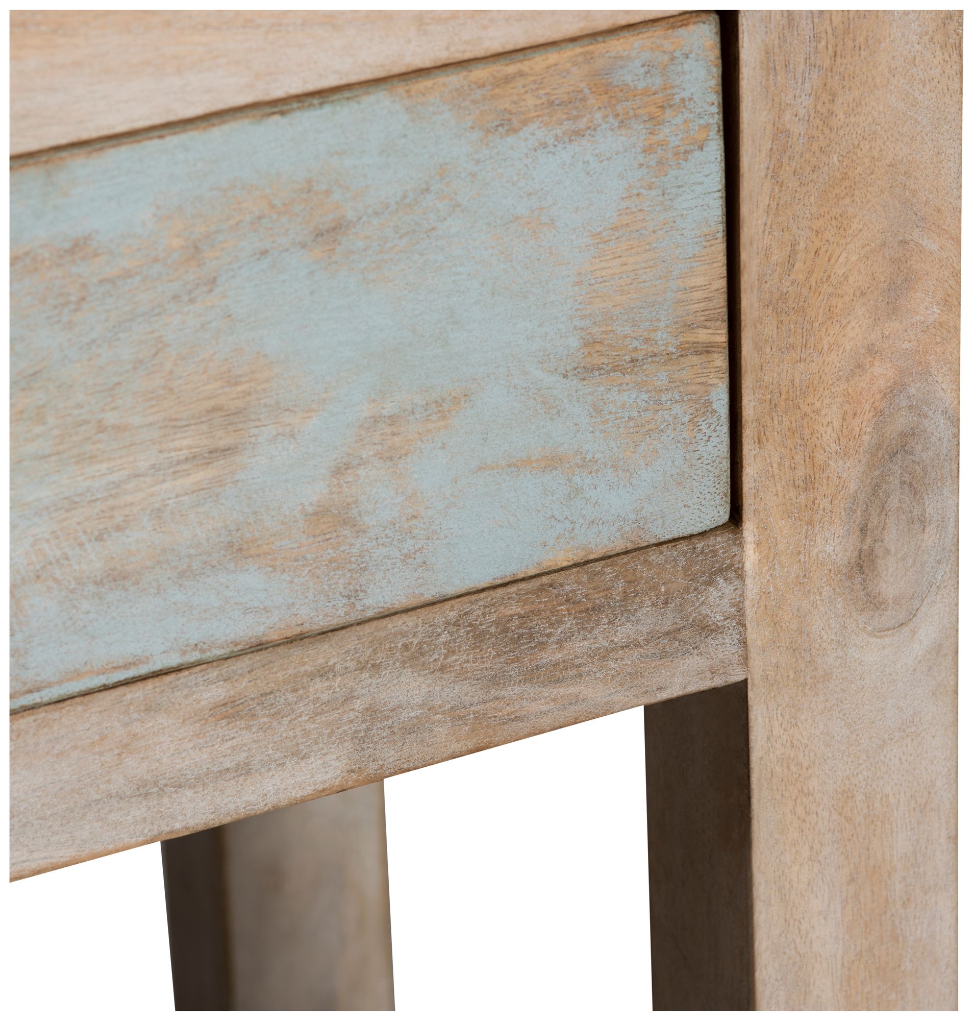 Image 5 58 in. Brown Solid Wood 5 Drawer Accent_Console_Sofa Table more views
