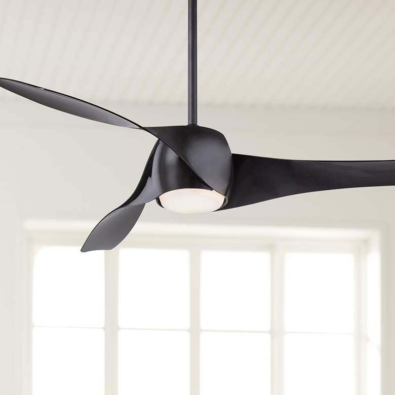 Image 1 58" Artemis Coal Finish LED Smart Ceiling Fan