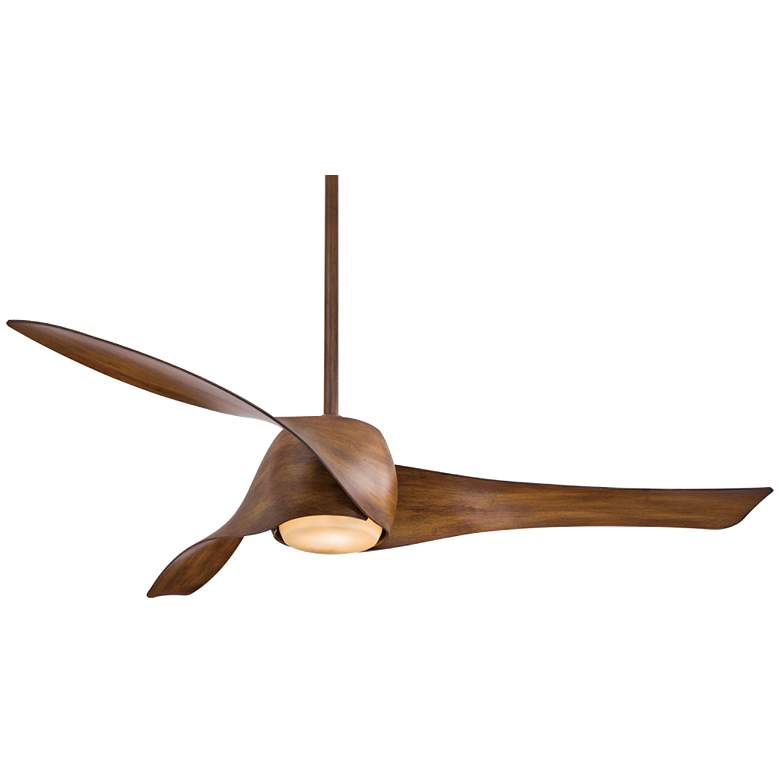 Image 1 58" Artemis Distressed Koa LED Ceiling Fan