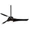 58" Artemis High-Gloss Black LED Ceiling Fan