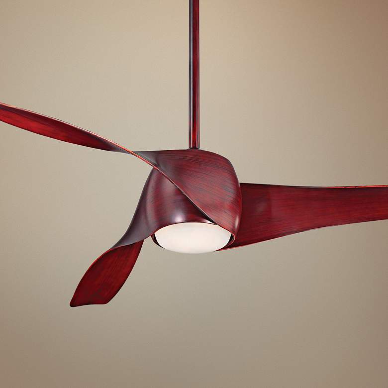 Image 1 58 inch Artemis Mahogany LED Ceiling Fan