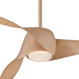 Image3 of 58" Artemis Maple Finish Modern LED Smart Ceiling Fan more views