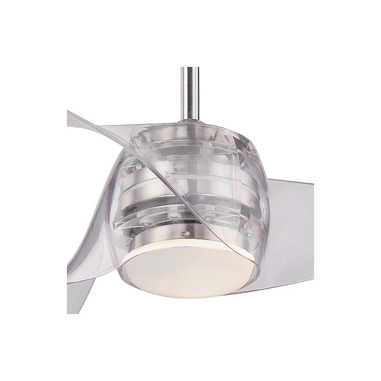 Image 3 58" Artemis Translucent Finish Modern LED Smart Ceiling Fan more views