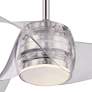 58" Artemis Translucent Finish Modern LED Smart Ceiling Fan