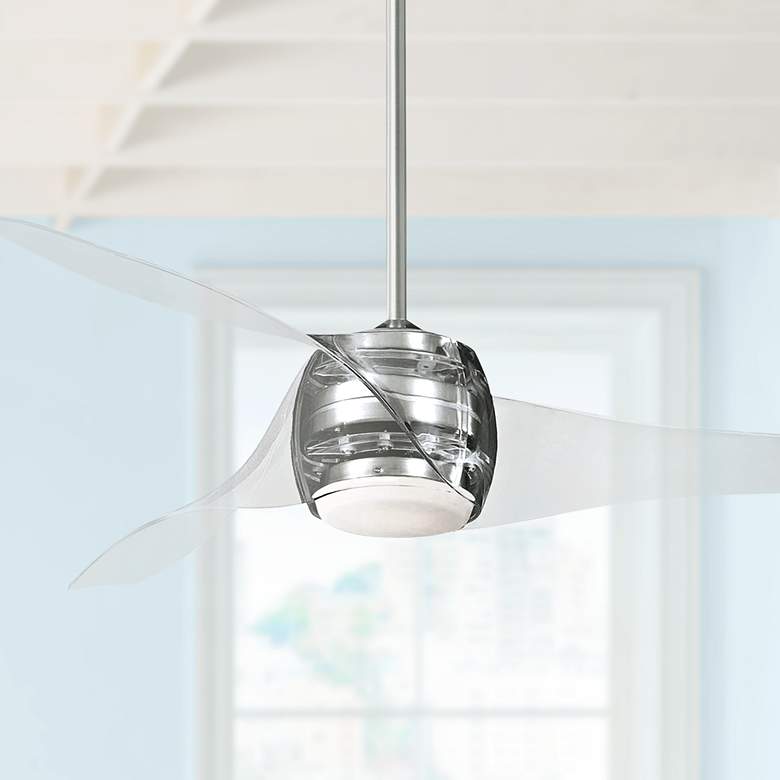 Image 1 58" Artemis Translucent LED Ceiling Fan