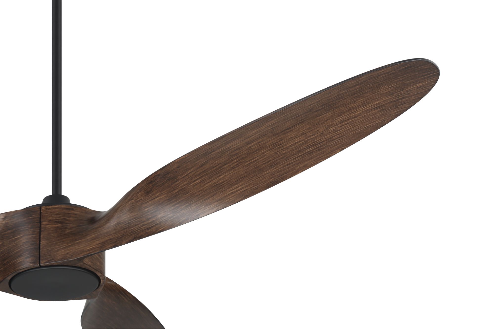Image 7 58" Casa Vieja Mako Black and Walnut Indoor/Outdoor LED Ceiling Fan more views