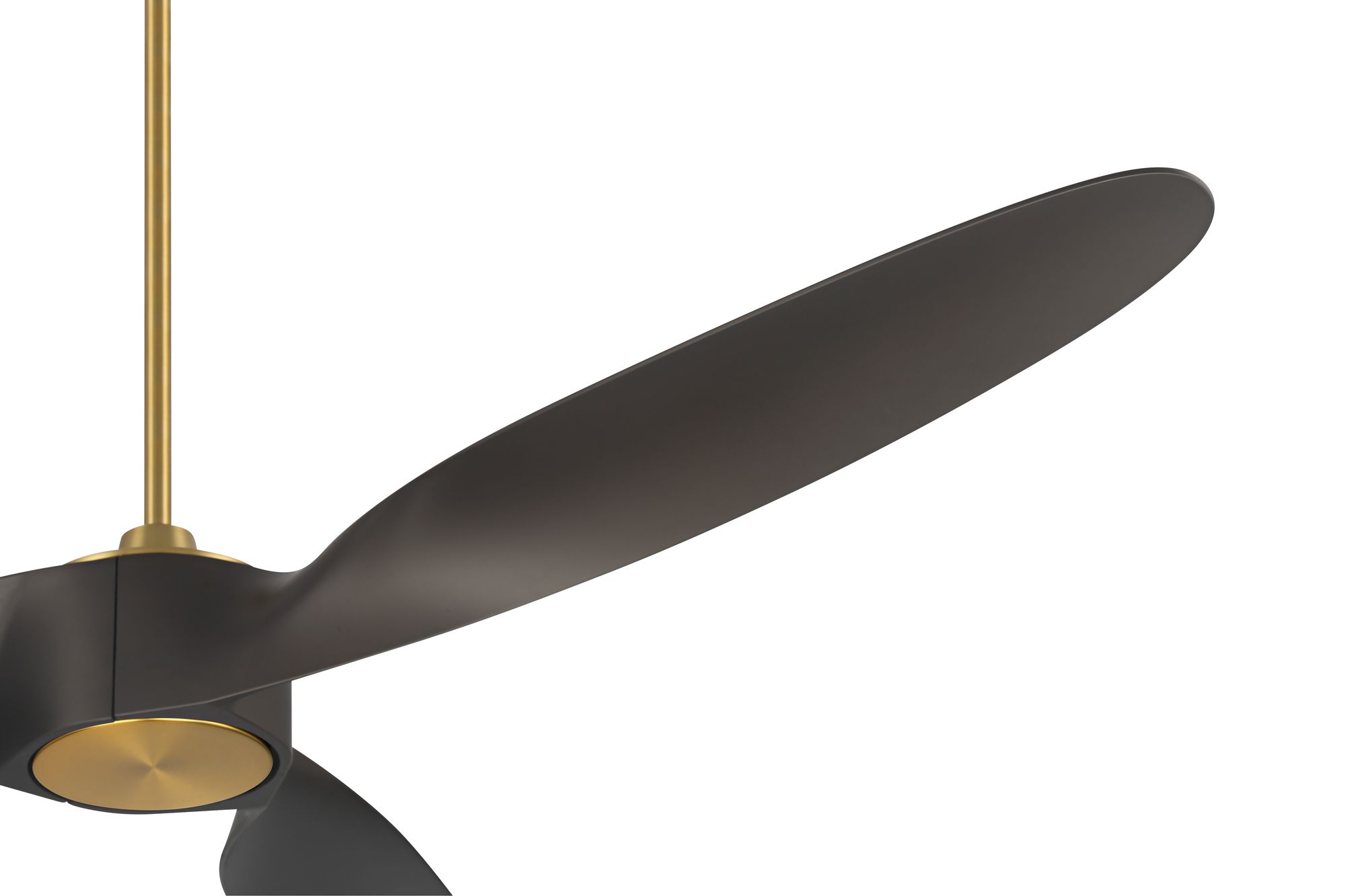 Image 7 58" Casa Vieja Mako Brass and Bronze Indoor/Outdoor LED Ceiling Fan more views