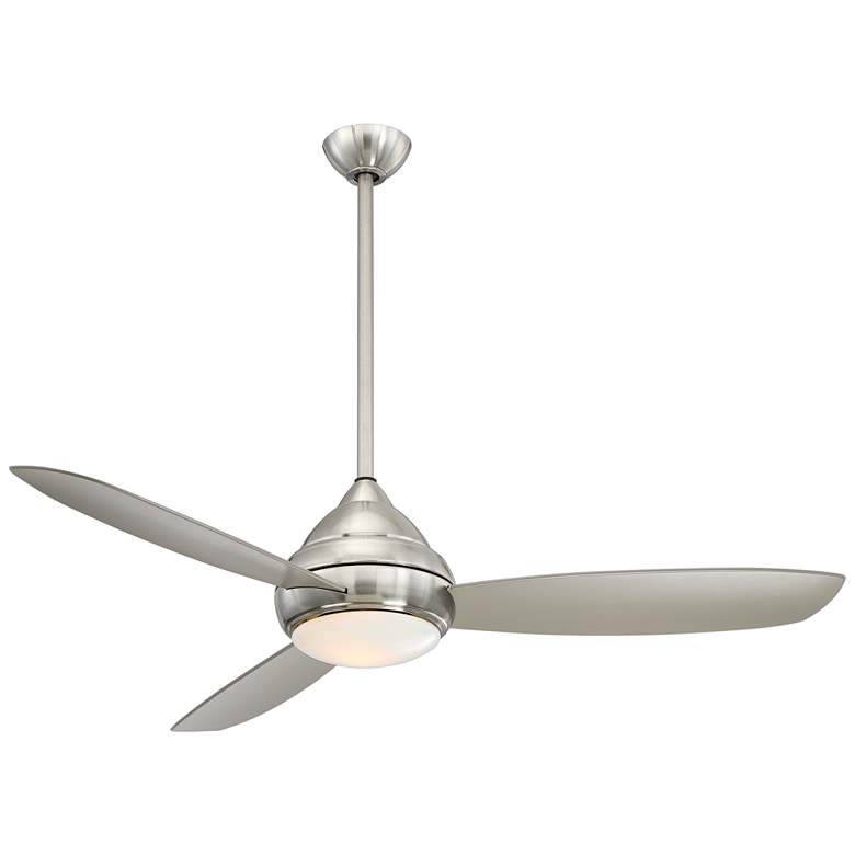 Image 1 58" Concept I Brushed Nickel Wet Rated Ceiling Fan with Wall Control