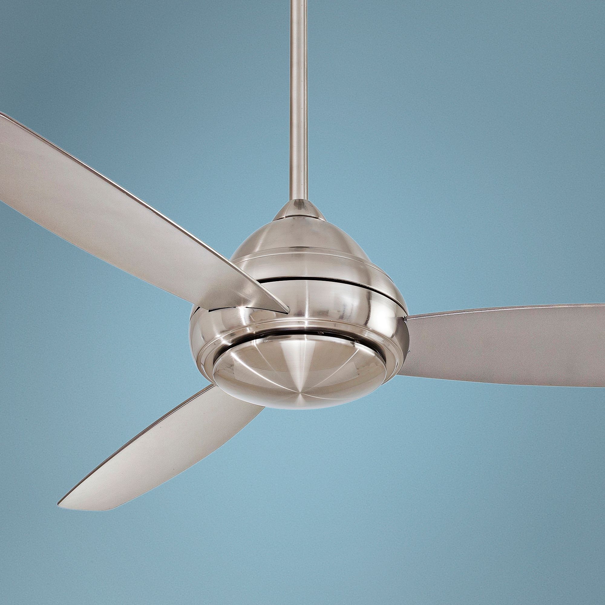 58" Concept I Brushed Nickel Wet-Rated LED Ceiling Fan
