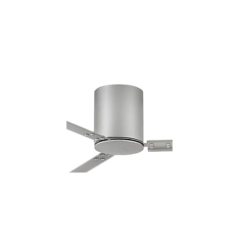 Image 2 58" Hinkley Indy Flush Brushed Nickel Hugger Mount Smart Ceiling Fan more views