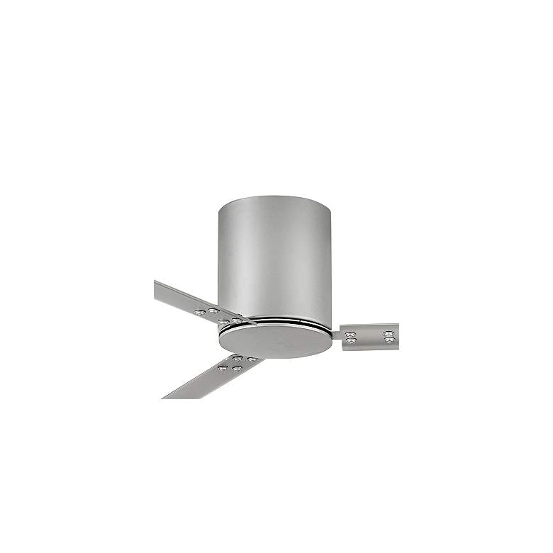 Image 2 58 inch Hinkley Indy Flush Brushed Nickel Hugger Mount Smart Ceiling Fan more views