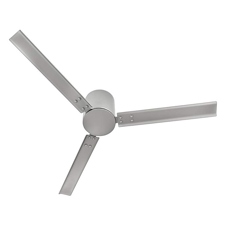 Image 4 58 inch Hinkley Indy Flush Brushed Nickel Hugger Mount Smart Ceiling Fan more views