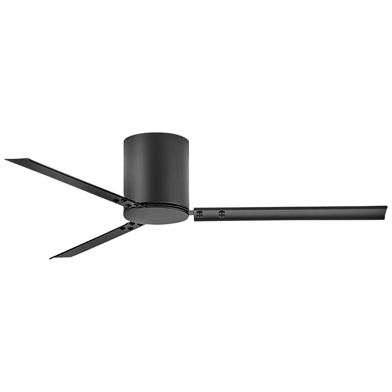 Image 2 58 inch Hinkley Indy Flush Matte Black Hugger Smart Ceiling Fan
