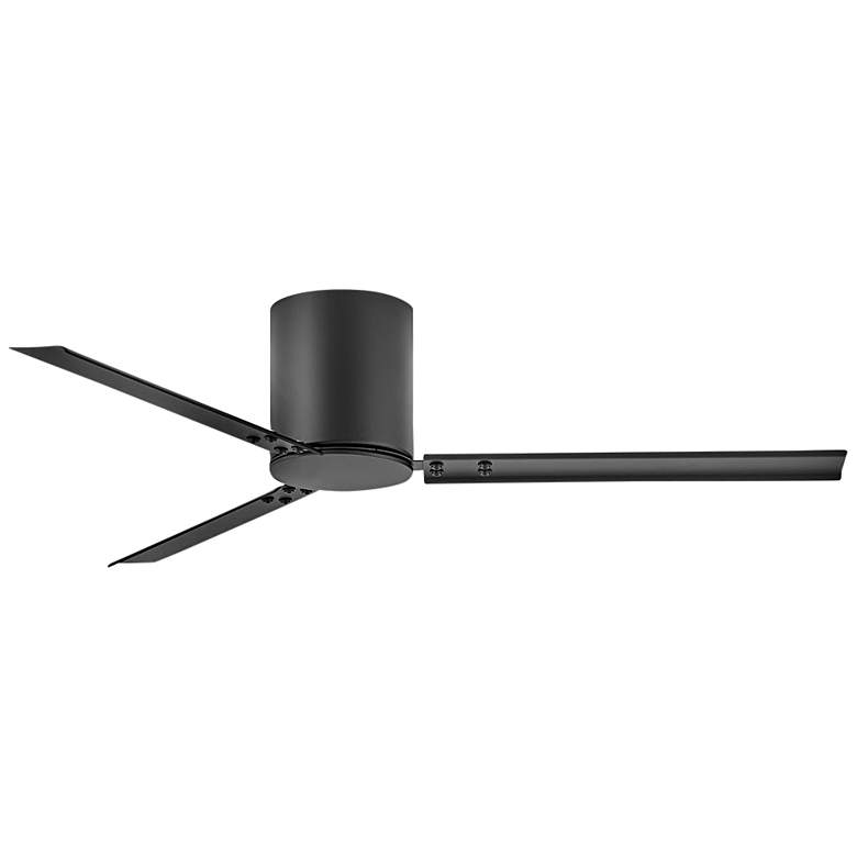 Image 2 58" Hinkley Indy Flush Matte Black Hugger Smart Ceiling Fan