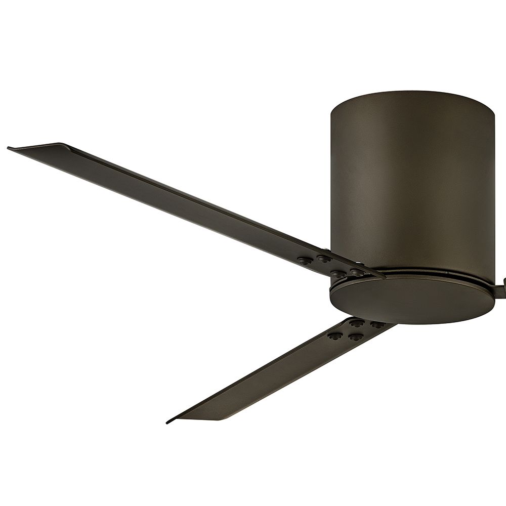 58" Hinkley Indy Flush Metallic Matte Bronze Hugger Smart Ceiling Fan