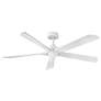 2_58" Hinkley Layton Matte White LED Smart Ceiling Fan more views