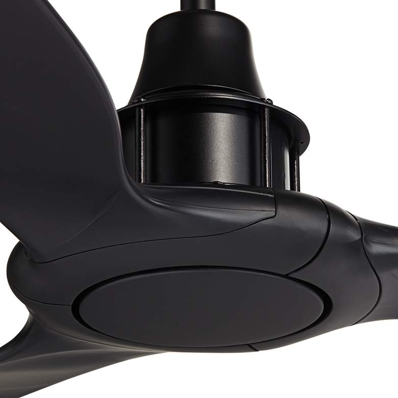 Image 3 58" Interceptor Matte Black Damp Rated Ceiling Fan more views