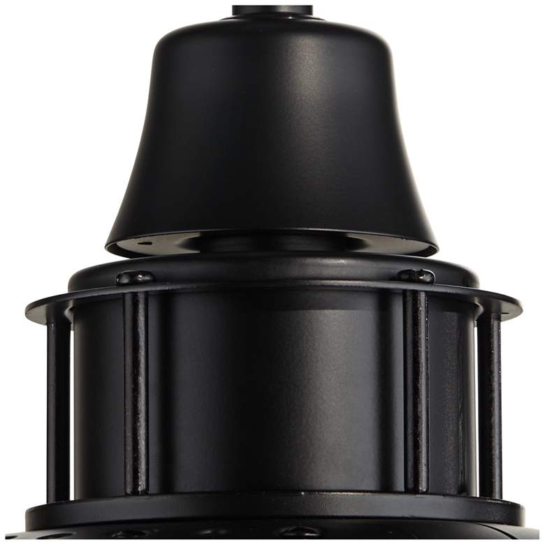 Image 5 58" Interceptor Matte Black Damp Rated LED Ceiling Fan more views