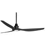 7_58" Interceptor Matte Black Damp Rated LED Ceiling Fan more views