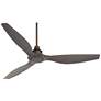 7_58" Interceptor Oil Rubbed Bronze Damp Ceiling Fan more views