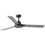 58" Jovie Aged Pewter Indoor/Outdoor Ceiling Fan with Remote Control