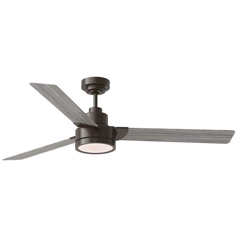 Image 1 58" Jovie Aged Pewter Indoor/Outdoor LED Wall Control Ceiling Fan