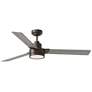 58" Jovie Aged Pewter Indoor/Outdoor LED Wall Control Ceiling Fan