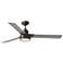 58" Jovie Aged Pewter Indoor/Outdoor LED Wall Control Ceiling Fan