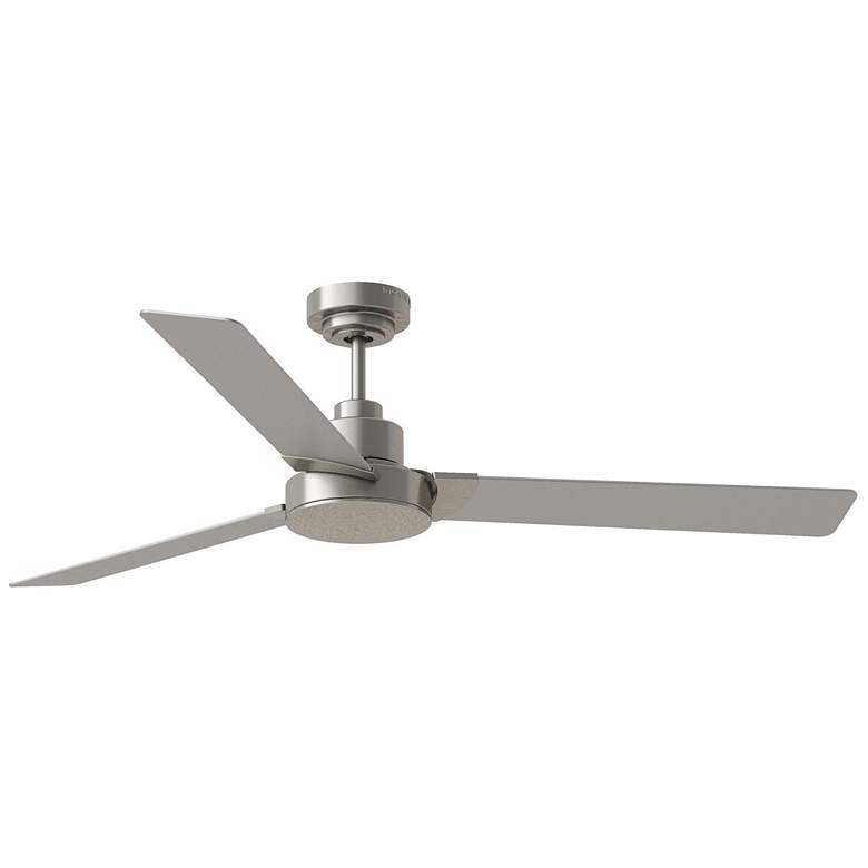 Image 1 58" Jovie Brushed Steel Indoor/Outdoor Ceiling Fan with Remote Control