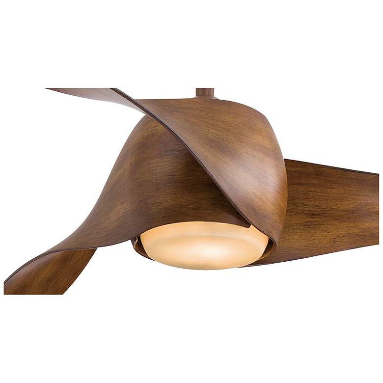 Image 3 58 inch Minka Aire Artemis Distressed Koa Modern LED Smart Ceiling Fan more views