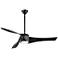 58" Minka Aire Artemis Indoor Rated Coal Finish LED Smart Ceiling Fan
