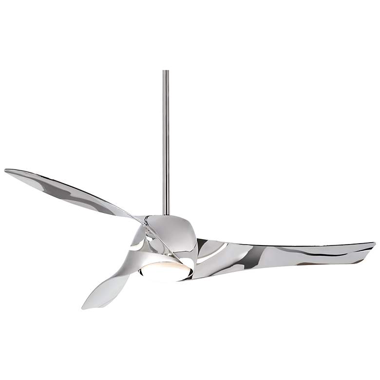 Image 2 58" Minka Aire Artemis Liquid Nickel LED Smart Ceiling Fan