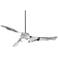 58" Minka Aire Artemis Liquid Nickel LED Smart Ceiling Fan