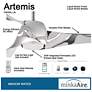 3_58" Minka Aire Artemis Liquid Nickel LED Smart Ceiling Fan more views