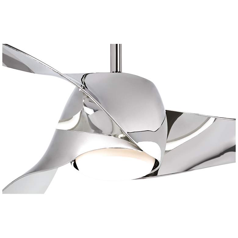 Image 7 58" Minka Aire Artemis Liquid Nickel LED Smart Ceiling Fan more views
