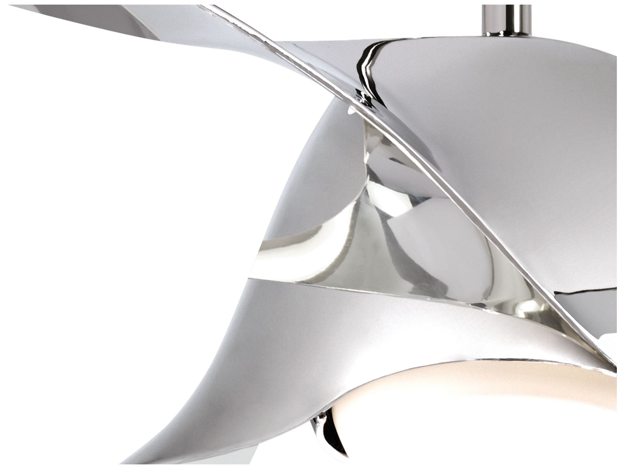 58" Minka Aire Artemis Liquid Nickel LED Smart Ceiling Fan