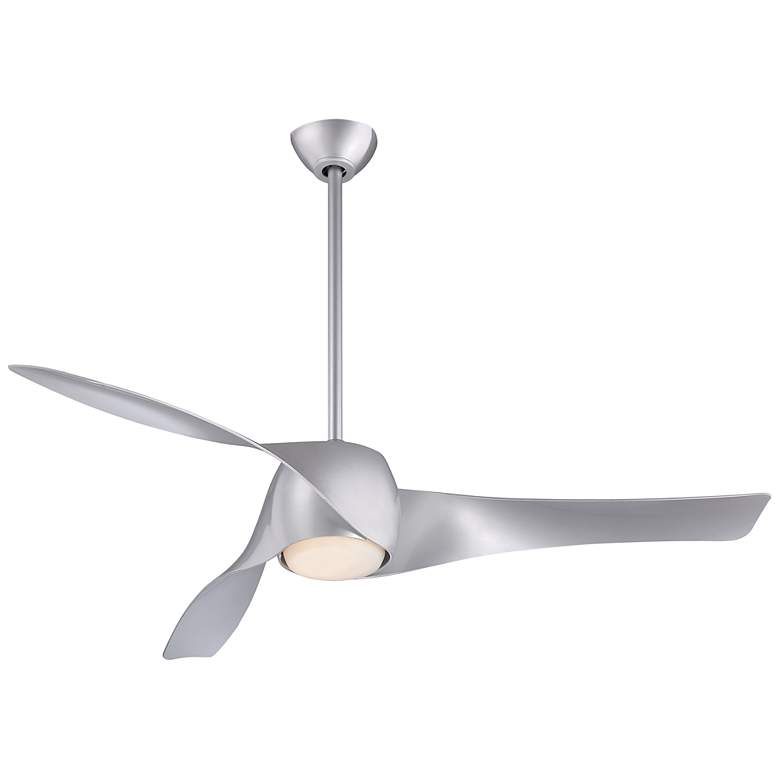 Image 2 58" Minka Aire Artemis Silver LED Modern Smart Ceiling Fan