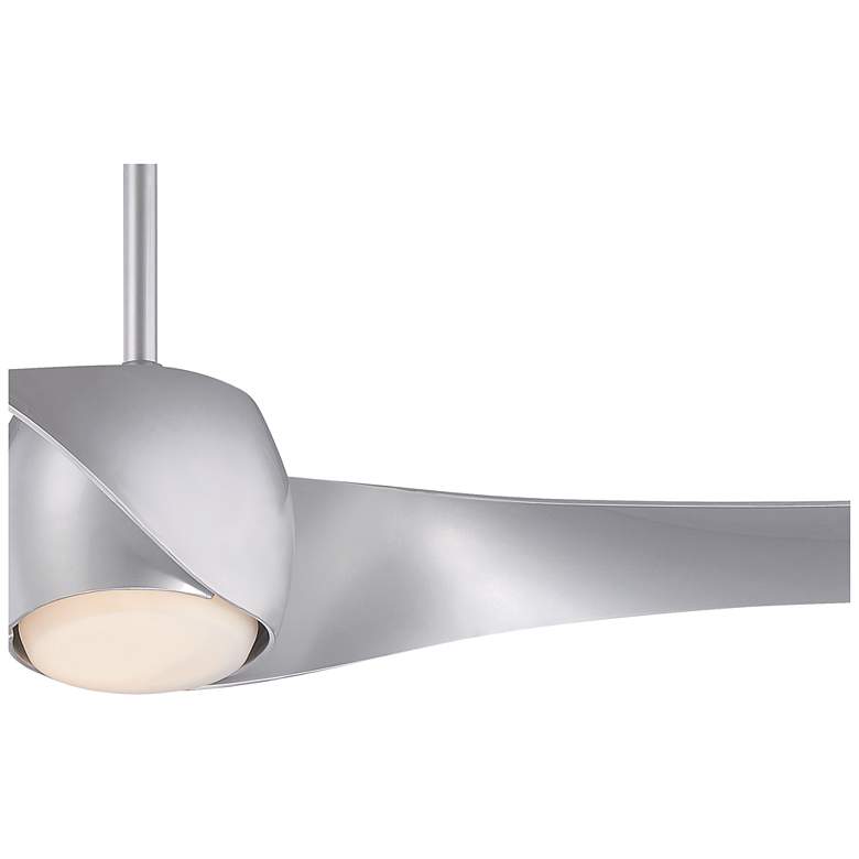 Image 4 58" Minka Aire Artemis Silver LED Modern Smart Ceiling Fan more views