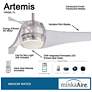 7_58" Minka Aire Artemis Translucent Modern LED Smart Ceiling Fan more views