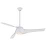 2_58" Minka Aire Artemis White Finish LED Modern Smart Ceiling Fan