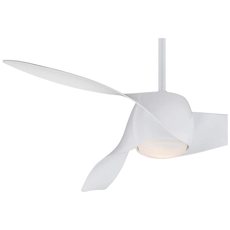Image 4 58" Minka Aire Artemis White Finish LED Modern Smart Ceiling Fan more views